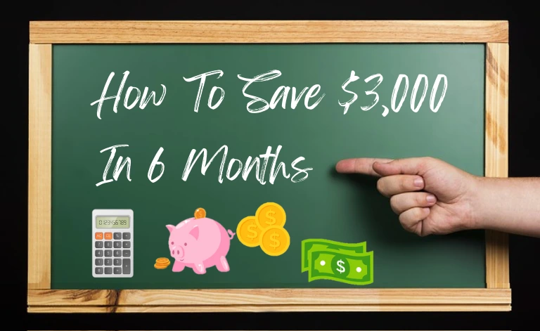 how to save 3000 in 6 months